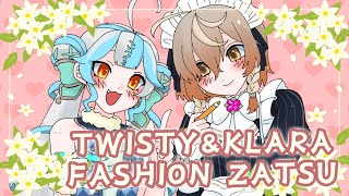 【ZATSUDAN】DRAWING OUTFITS Fashion Talk with Lady Twisty【NIJISANJ EN  Klara Charmwood】 [upl. by Ordep]