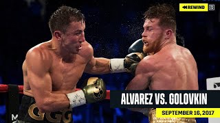 FULL FIGHT  Canelo Alvarez vs Gennadiy quotGGGquot Golovkin DAZN REWIND [upl. by Dimitri286]