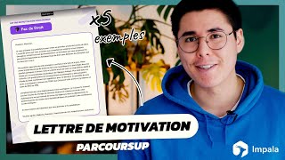 9 astuces pour réussir sa lettre de motivation Parcoursup  2022 [upl. by Gilder604]