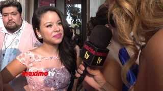 Cierra Ramirez Interview 2013 IMAGEN Awards Red Carpet  THE FOSTERS [upl. by Wyly]