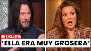 Keanu Reeves ABANDONA Su Entrevista Con Drew Barrymore [upl. by Ynnal]