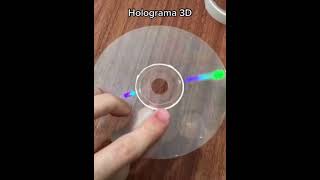 Cómo hacer un holograma en 3D holograma holograma3D [upl. by Oicnerolf]