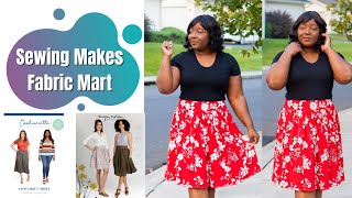 Sewing Makes Fabric Mart amp 6 Tips for working with Crinkle Rayon Fabrics [upl. by Ataynek]