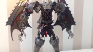 Lego Bionicle MOC Makuta Miserix Custom Creation Review обзор на русском Лего Бионикл [upl. by Acinomal]