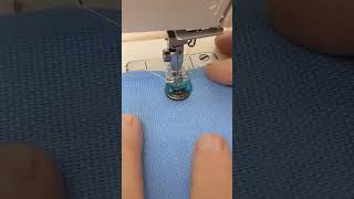 Sewing on Four Hole Buttons with sewing machine [upl. by Quinlan822]