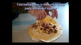 How To Crimp a Proper Cornish Pasty  Pure Catering [upl. by Neehsas546]