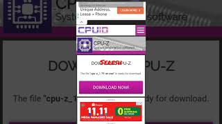 Download CPUZ using Android [upl. by Saxon]