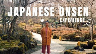 Mount Fuji onsen experience at Kaneyamaen Ryokan  Japan travel vlog [upl. by Sihunn230]