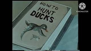 Looney Tunes Porkys Duck Hunt 1937 Redrawn Titles [upl. by Morna]