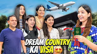 Dream Country Ka Visa Mill Gaya🤩✈️Ghar Waly Khushi Sy Excited😍Sistrology [upl. by Waldos289]