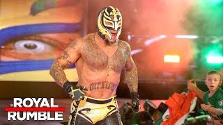 Rey Mysterio makes a shocking return in the Royal Rumble Match Royal Rumble 2018 WWE Network [upl. by Hitt572]