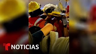 Incidente de Singapore Airlines resalta lo importante del cinturón de seguridad  Noticias Telemundo [upl. by Whalen138]