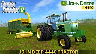 Farming Simulator 17 JOHN DEER 4440 TRACTOR [upl. by Etnoj]