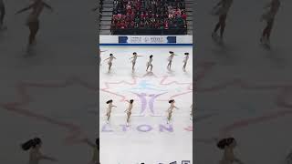 Team Les Supremes  SP  ISU World Synchronized Skating Championships 2022  Hamilton  Shorts [upl. by Clorinde531]