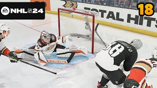 NHL 24 Goalie Be a Pro 18  quotFirst Round Fightquot [upl. by Aridan]