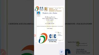 iibf certificate kitne din me milta hai  iibf exam iibf iibfexam shorts shortvideo shortsfeed [upl. by Ehcnalb]