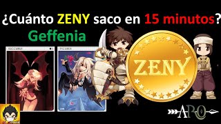 ¿Cuánto Zeny saco en 15 minutos  Geffenia  LK Spiral  Adventures ro [upl. by Schaper]