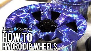 HOW TO HYDRO DIP WHEELS  Liquid Concepts  Weekly Tips and Tricks [upl. by Notnilk]