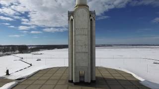 Парк победы в Прохоровке Белгород Съемка с воздуха [upl. by Olracnaig]