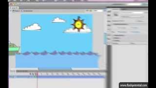 Nesting Animation inside Movie Clip Symbols  Flash CS5 Tutorial [upl. by Aleahcim496]