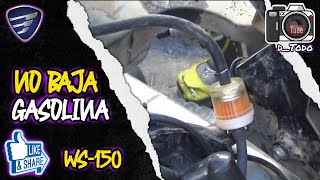 143  ITALIKA WS150 NO BAJA GASOLINA AL FILTRO [upl. by Ellehcit]