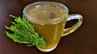 Thyme Ginger Tea  Ginger Tea  Best Home Remedy for Cold Cough and Sore Throat [upl. by Sybila]