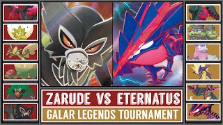 Quarterfinal ZARUDE vs ETERNATUS  Legendary Pokémon SwordampShield Tournament Battle 4 [upl. by Shreve426]