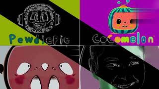 Coco Martin amp PewDiePie Cocomelon Intro Logo Effects Inverted  Mix [upl. by Worthy]