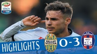 Verona  Crotone 03  Highlights  Giornata 21  Serie A TIM 201718 [upl. by Cesar970]