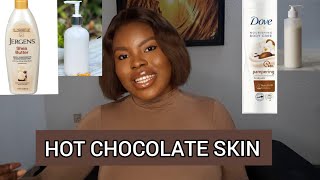 BEST BODY LOTION FOR DARKCHOCOLATE SKIN  BODY CREAM [upl. by Madda612]