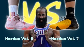 Adidas Harden Vol 6 vs Harden Vol 7 Which One is Better [upl. by Ardnajela492]