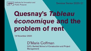 Quesnay’s Tableau Économique and the problem of rent [upl. by Abla835]