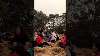 Worship At the hilltop Memory youtubeshorts hiking jamacho worship [upl. by Abdella117]