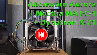 Alienware R8 Cooler Upgrade  Dynatron K666 VS Dynatron K21 [upl. by Leif577]