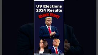 Donald Trumps Historic Victory  2024 United States Elections Result  donaldtrump uselections [upl. by Wadlinger]