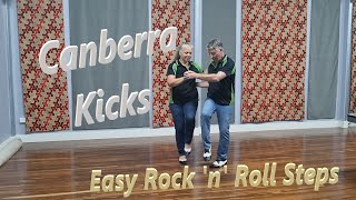 Canberra Kicks Beginners Easy Rock amp Roll Dance Lesson Learn to dance [upl. by Emarej]