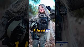 Top 10 Most Beautiful Female Soldiers 🪖 Uniform shorts shortvideo new viral top [upl. by Allecram]