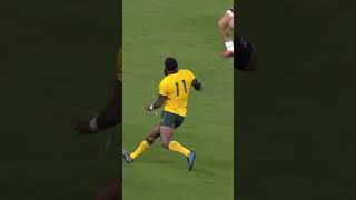 Marika Koroibete with an incredible play rugby wallabies [upl. by Yebot]