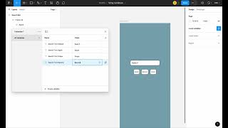 Use String Variables in Figma to Change Text in Search Bar [upl. by Audrit]
