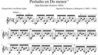 A Barrios Prelude in C minor [upl. by Wie]