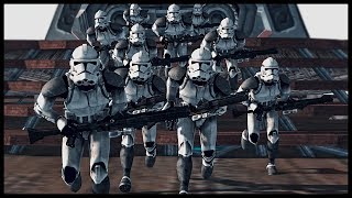 KILL YODA 4 Factions Battle on Kashyyyk Star Wars Mod [upl. by Aitercal]