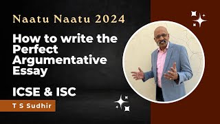 Ace your Argumentative Essay in English Language Exam  ICSE amp ISC 2024  English with Sudhir Sir [upl. by Hamann]