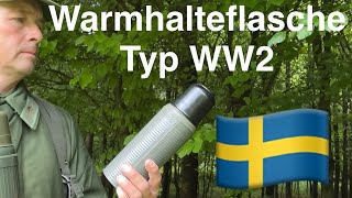 Schwedische Armee  Termos M40  Warmhalteflasche [upl. by Suoirrad]