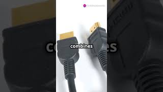 Why HDMI Cables Look the Way They Do thunderboltdock controlspace shorts [upl. by Euqinobe]