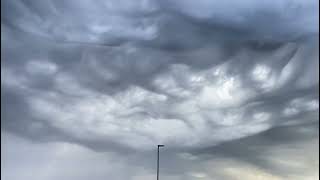 Asperitas clouds  spectacular clouds  undulatus asperatus clouds [upl. by Odericus]