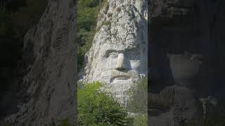 The sculpture of Decebalus Romania World Discovery [upl. by Toulon]