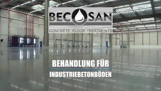 BECOSAN® – Betonboden schleifen und polieren [upl. by Initof267]