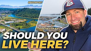 REEDSPORT amp WINCHESTER BAY Tour Home Tours amp Hidden Gems Of Central OR Coast  Oregon Coast Living [upl. by Iztim]