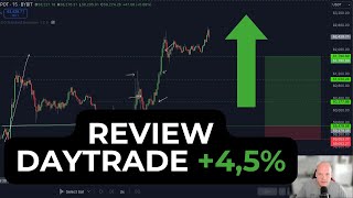 ✅ 45 Bitcoin Daytrade Review  Analyse [upl. by Burrus144]