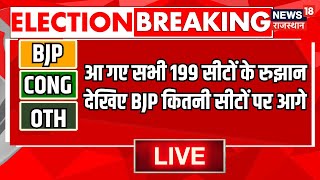 Rajasthan Election Result 2023 Live  राजस्थान में आ गए सभी 199 सीटों के रुझान । BJP । Congress [upl. by Eilyr]